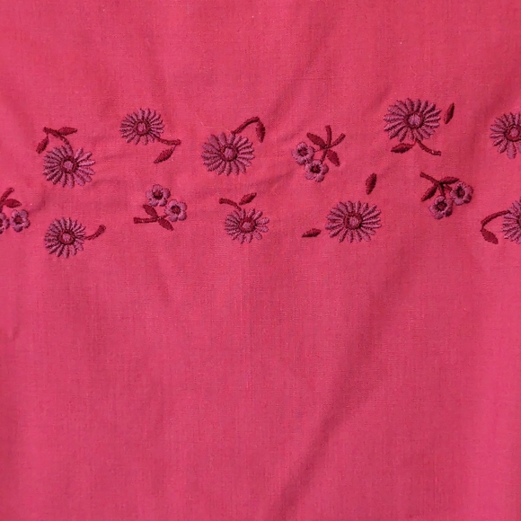 Ring Around the Rosie Raspberry Embroidered Cutout Sleeveless Lined Dress 4T - Picture 5 of 10